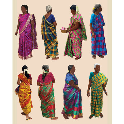 Saris of South India (Checked)