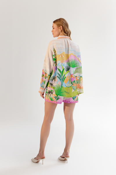 Fleur Shirt - By the Sea