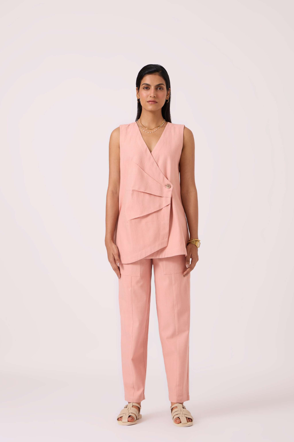 Victory Pink Handwoven Pants