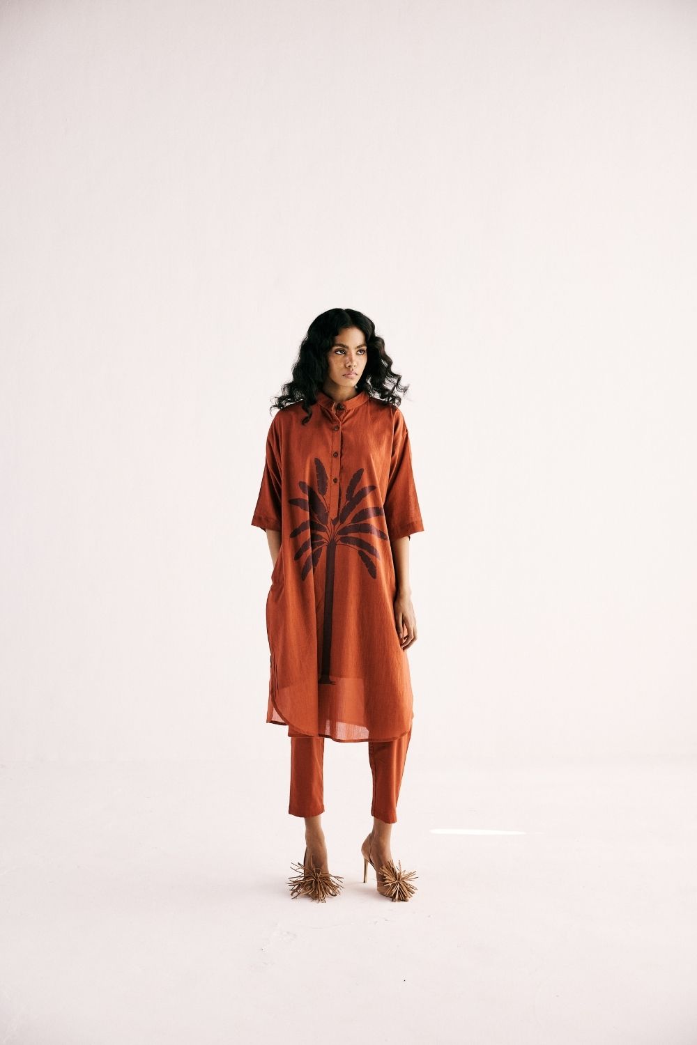 RUSTIC PALM KURTA SET