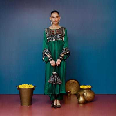 Saundh Green Kurta Set