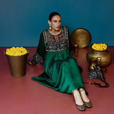 Saundh Green Kurta Set