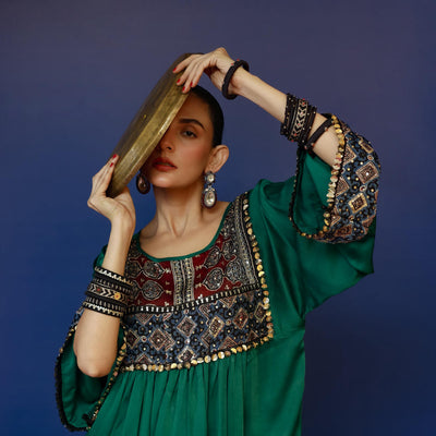 Saundh Green Kurta Set