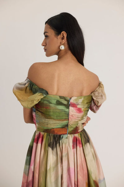TILLY PUFF SLEEVE DRESS