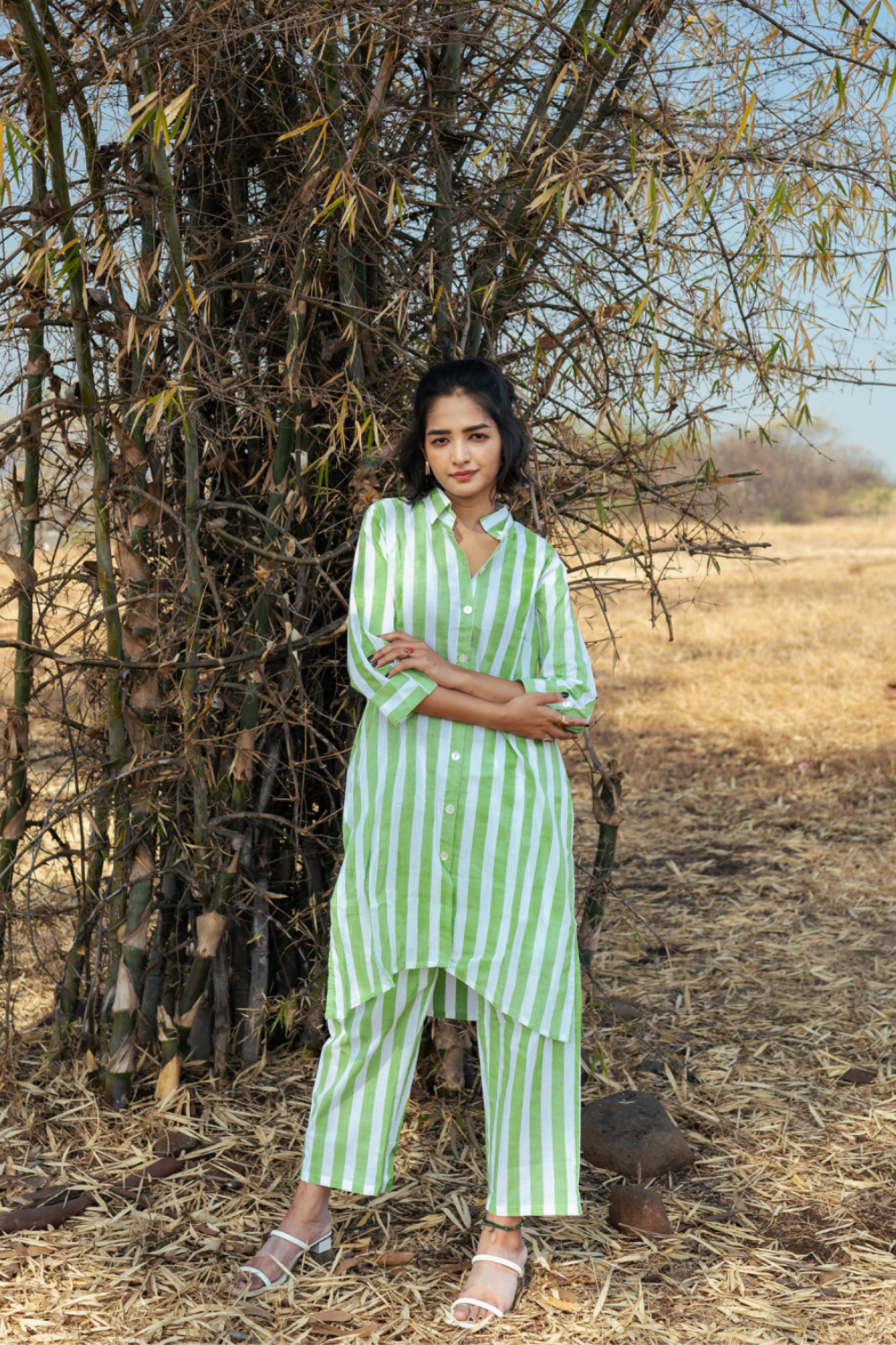 Andaman Co-Ord Set - Handblock Printed Cotton Co-Ord Set