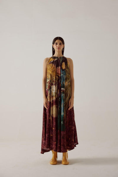 Circle Dress long-High Tea