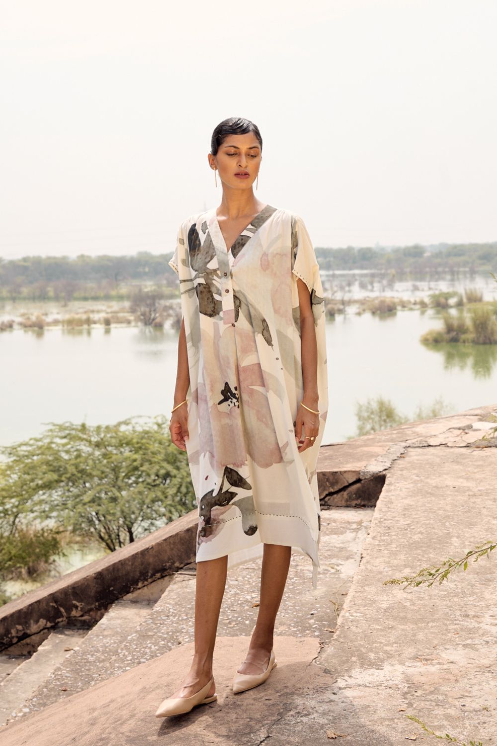 Ibis kaftan dress