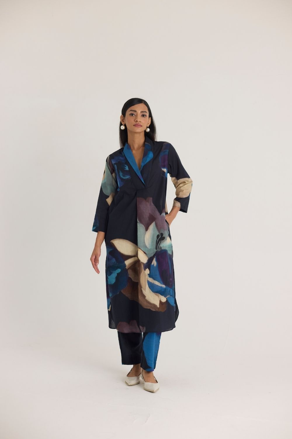 ROCCO SHAWL COLLAR KURTA SET