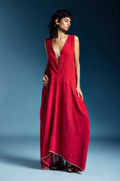 Auburn Dress-Red