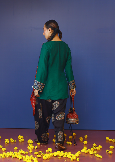 Bariyan Green Salwar Kameez