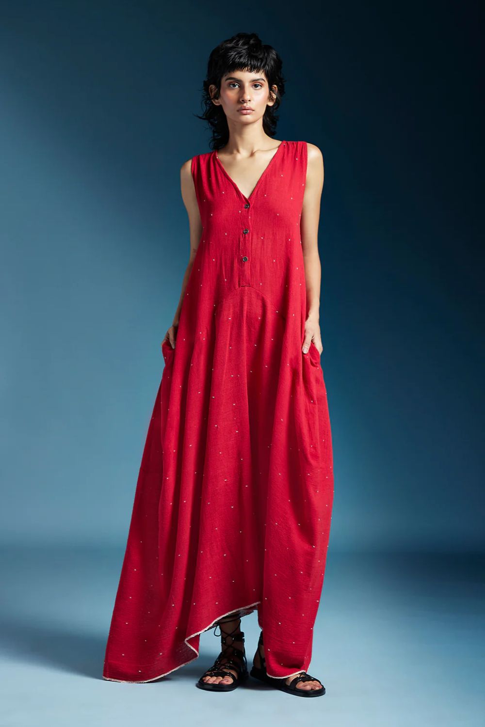 Auburn Dress-Red