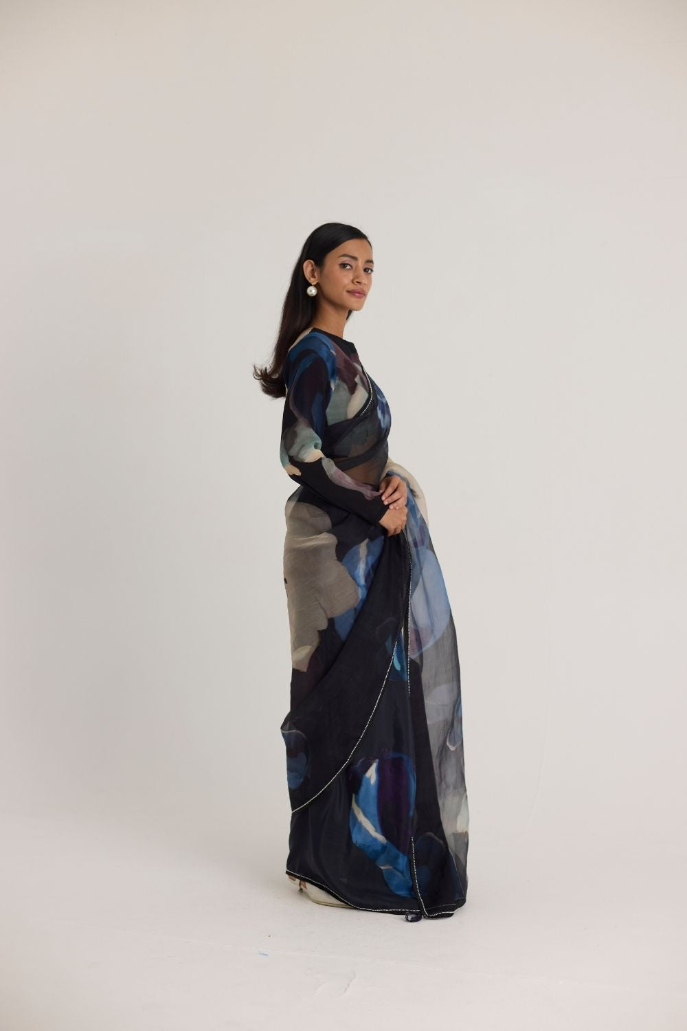 ROCCO  HALF SILK & HALF ORGANZA SAREE