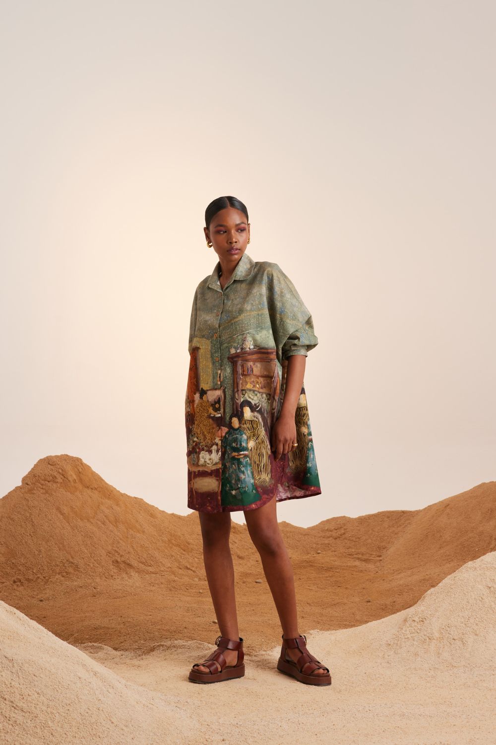 Como Long shirt-High Tea