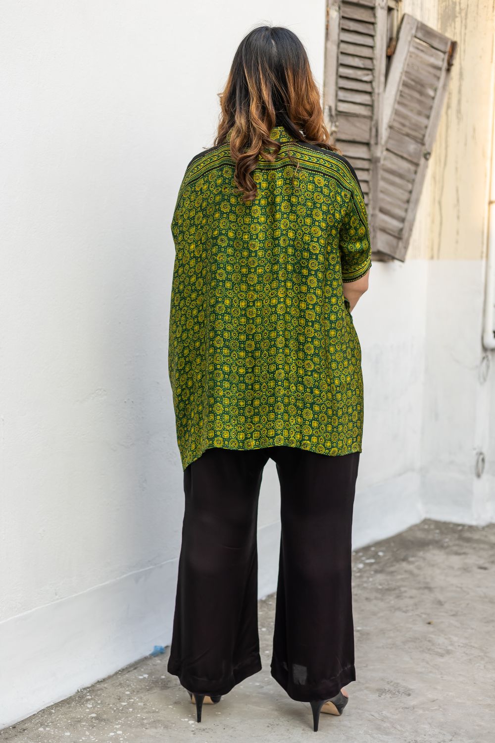 Hyde Green AntiFit Shirt and Pants Two-Piece Set (AJGSHST2)
