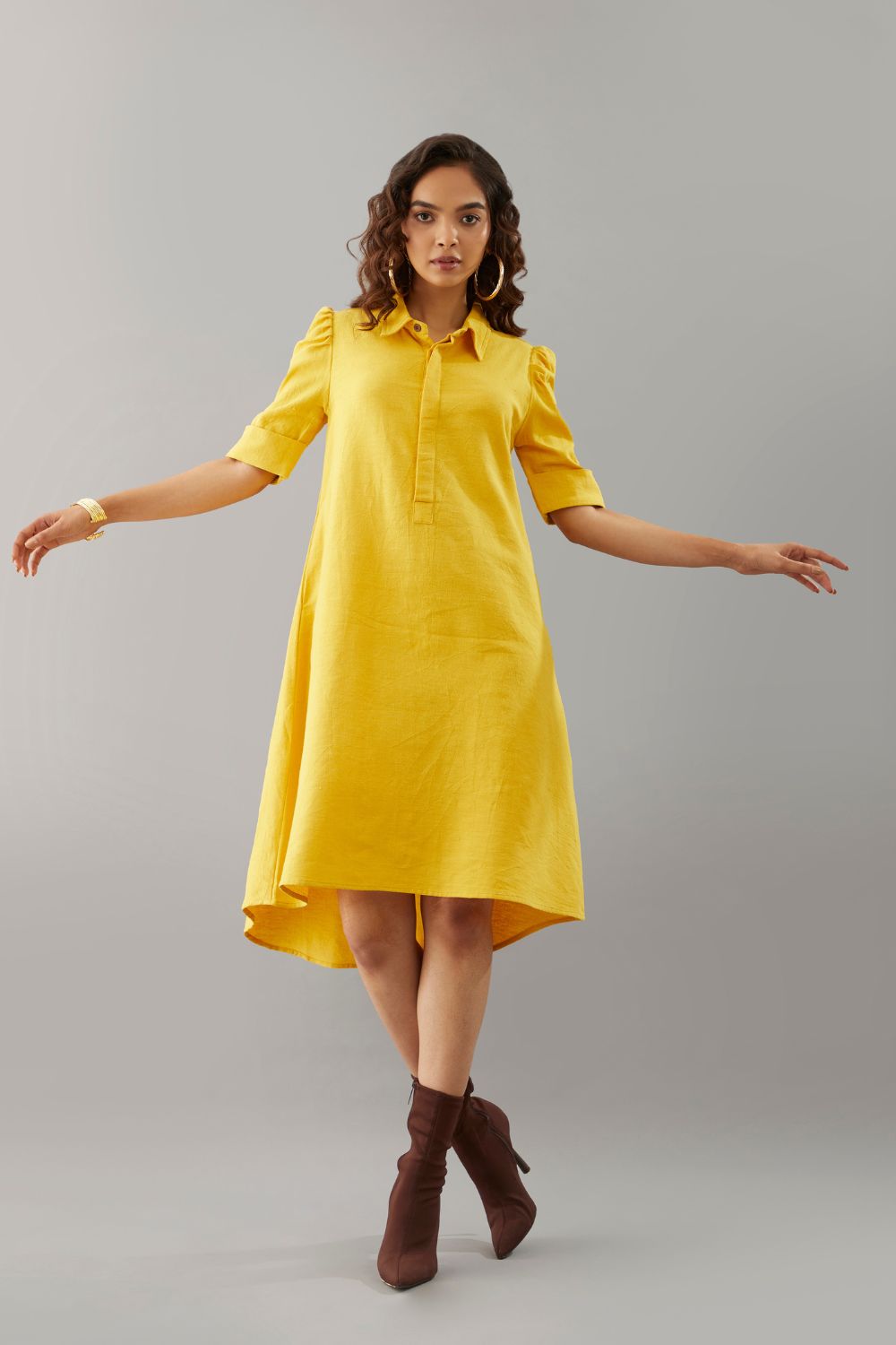 Amur Puffed sleeves Dress