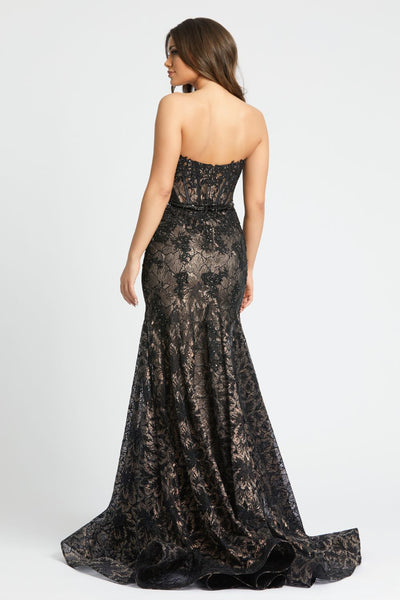79308-Embellished Strapless Sweetheart Trumpet Gown