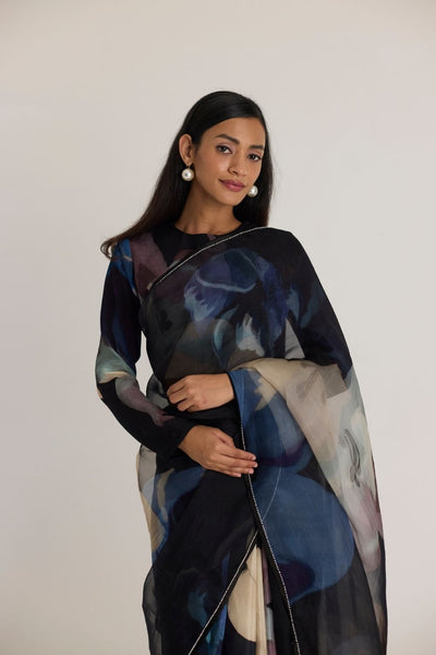 ROCCO  HALF SILK & HALF ORGANZA SAREE