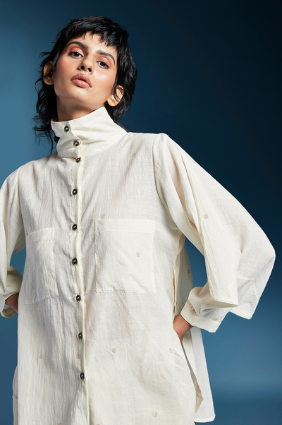 Jennie Shirt-White