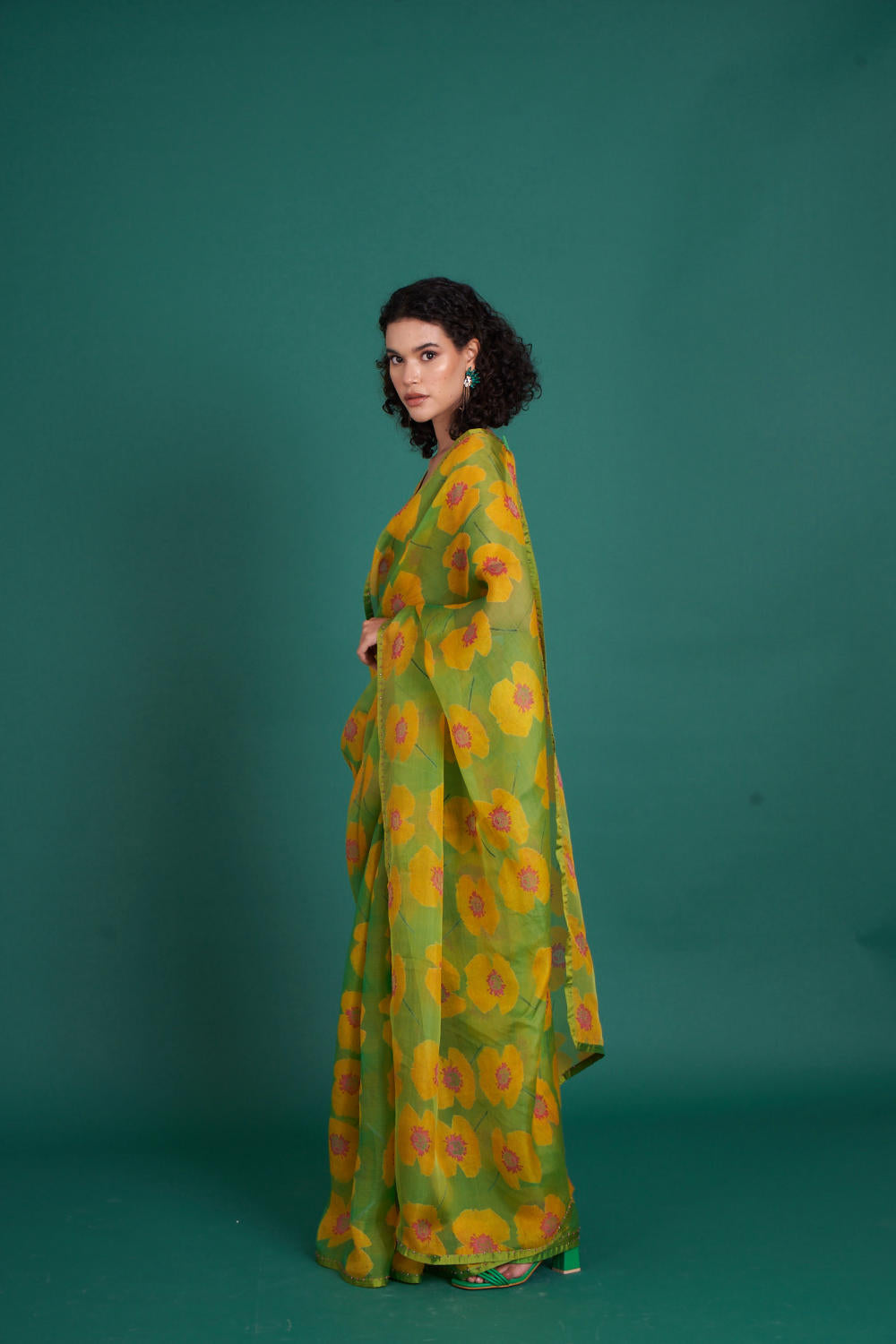 Ume silk organza saree