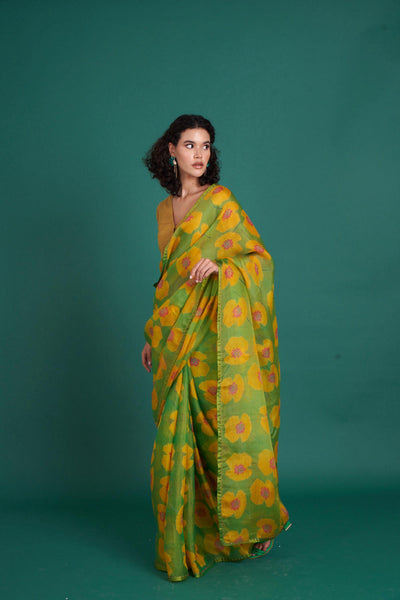 Ume silk organza saree