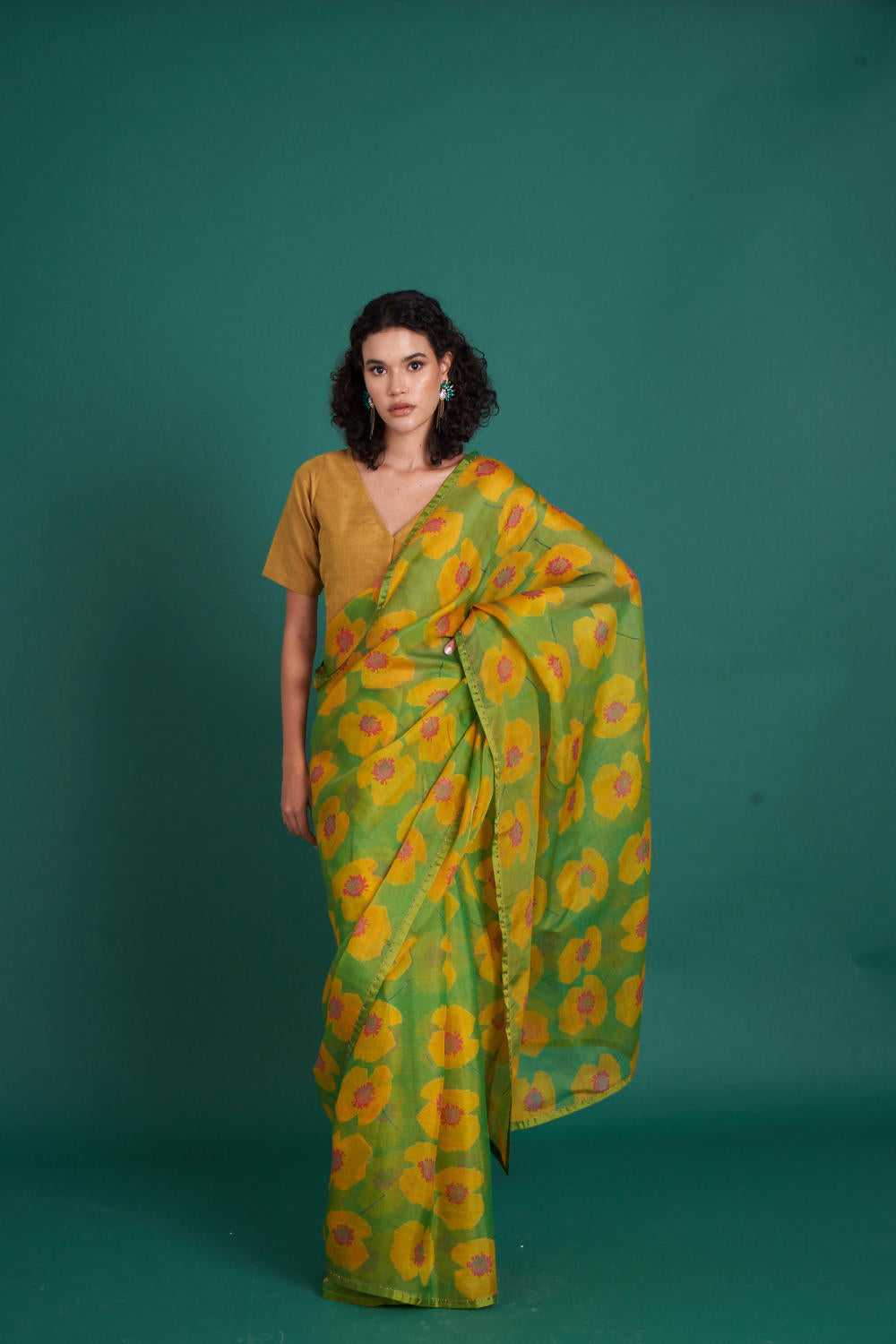 Ume silk organza saree