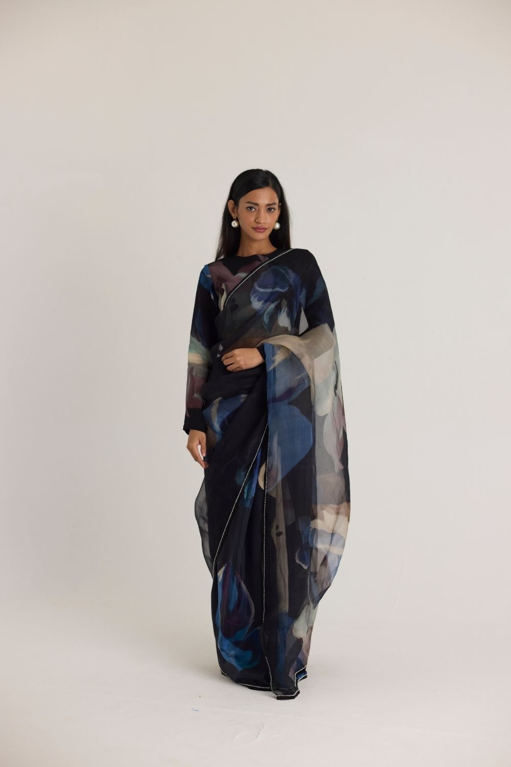 ROCCO  HALF SILK & HALF ORGANZA SAREE