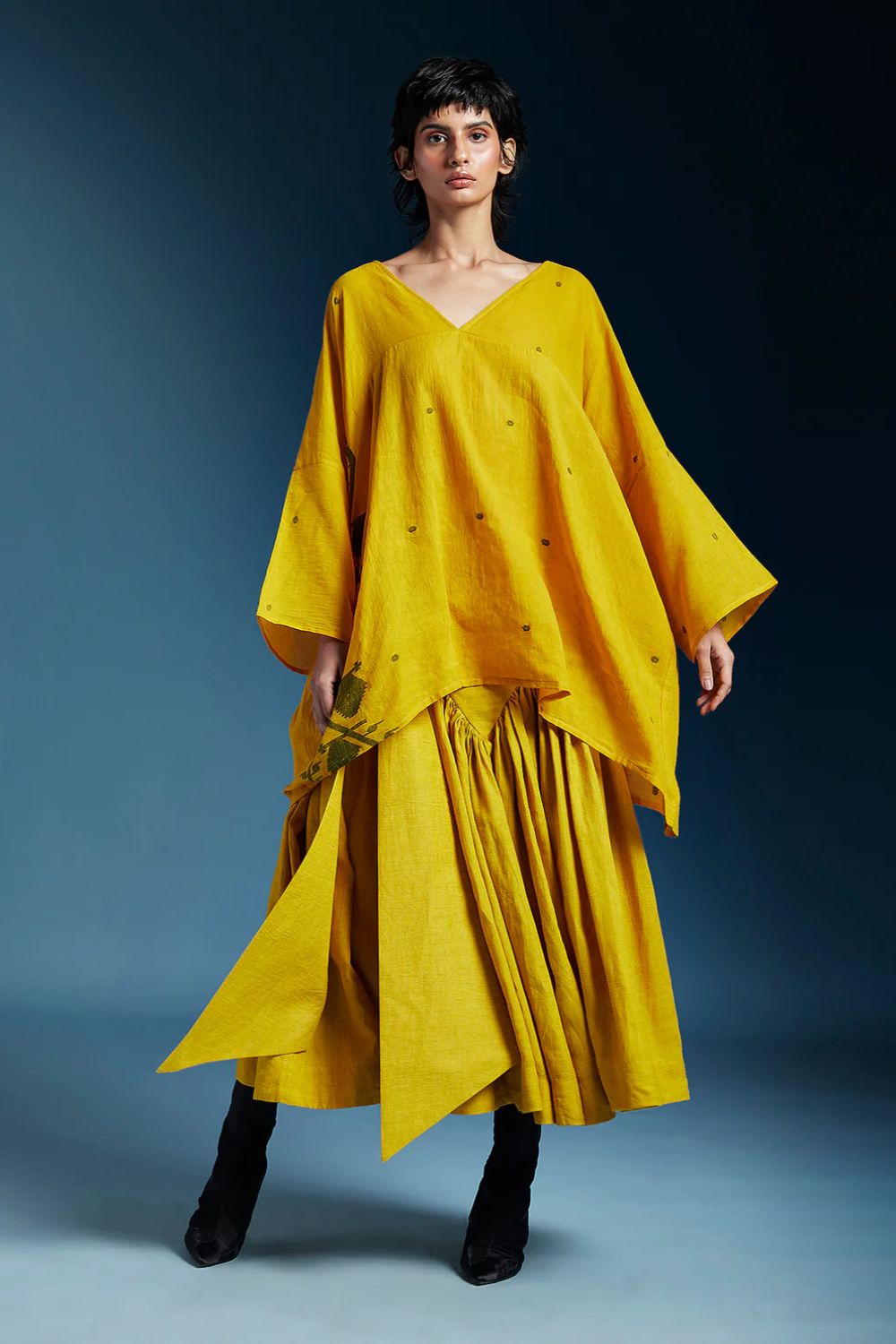 Hazel Skirt-Mustard