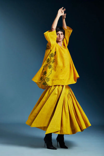 Hazel Skirt-Mustard