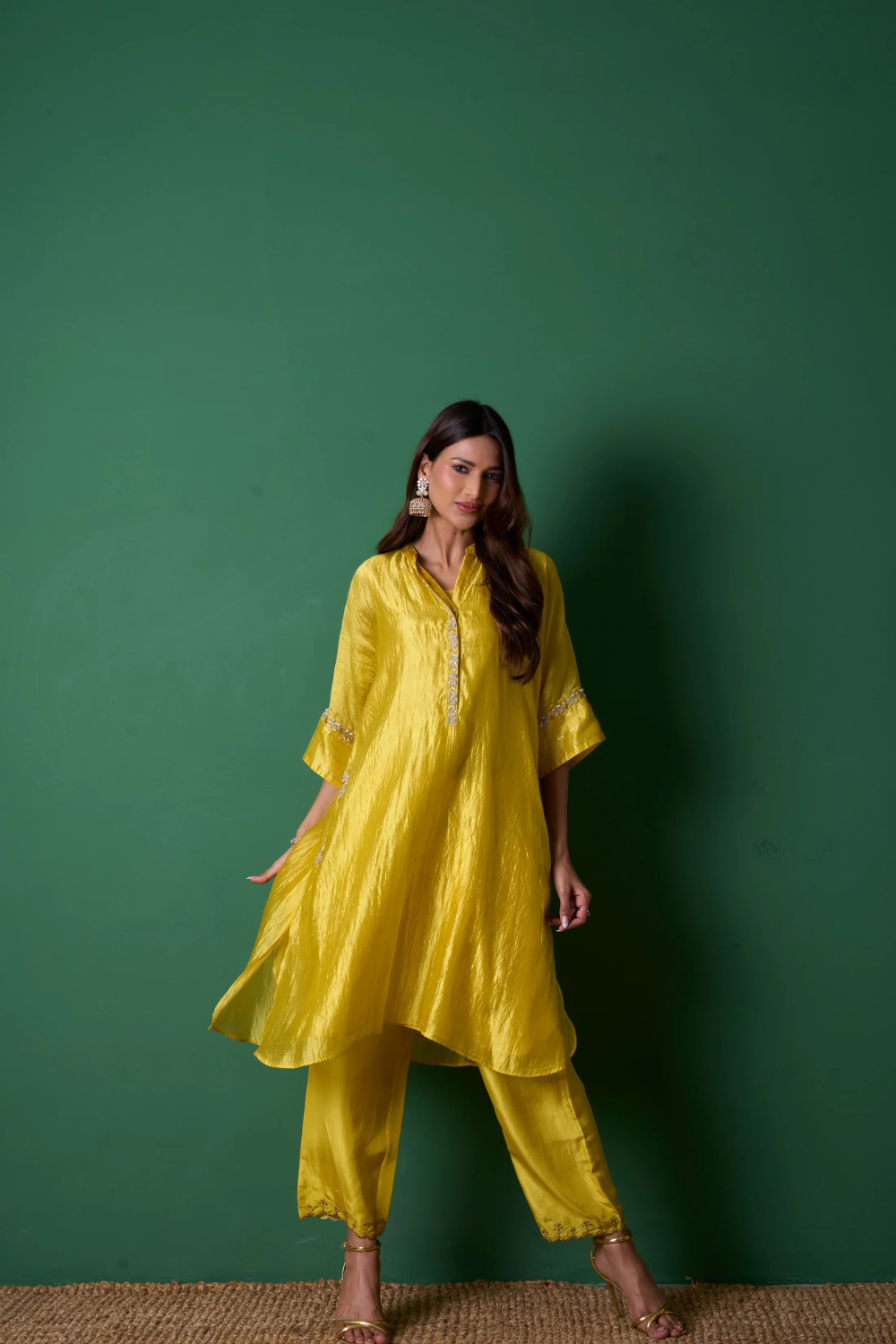 Radiance Kurta Set - Yellow