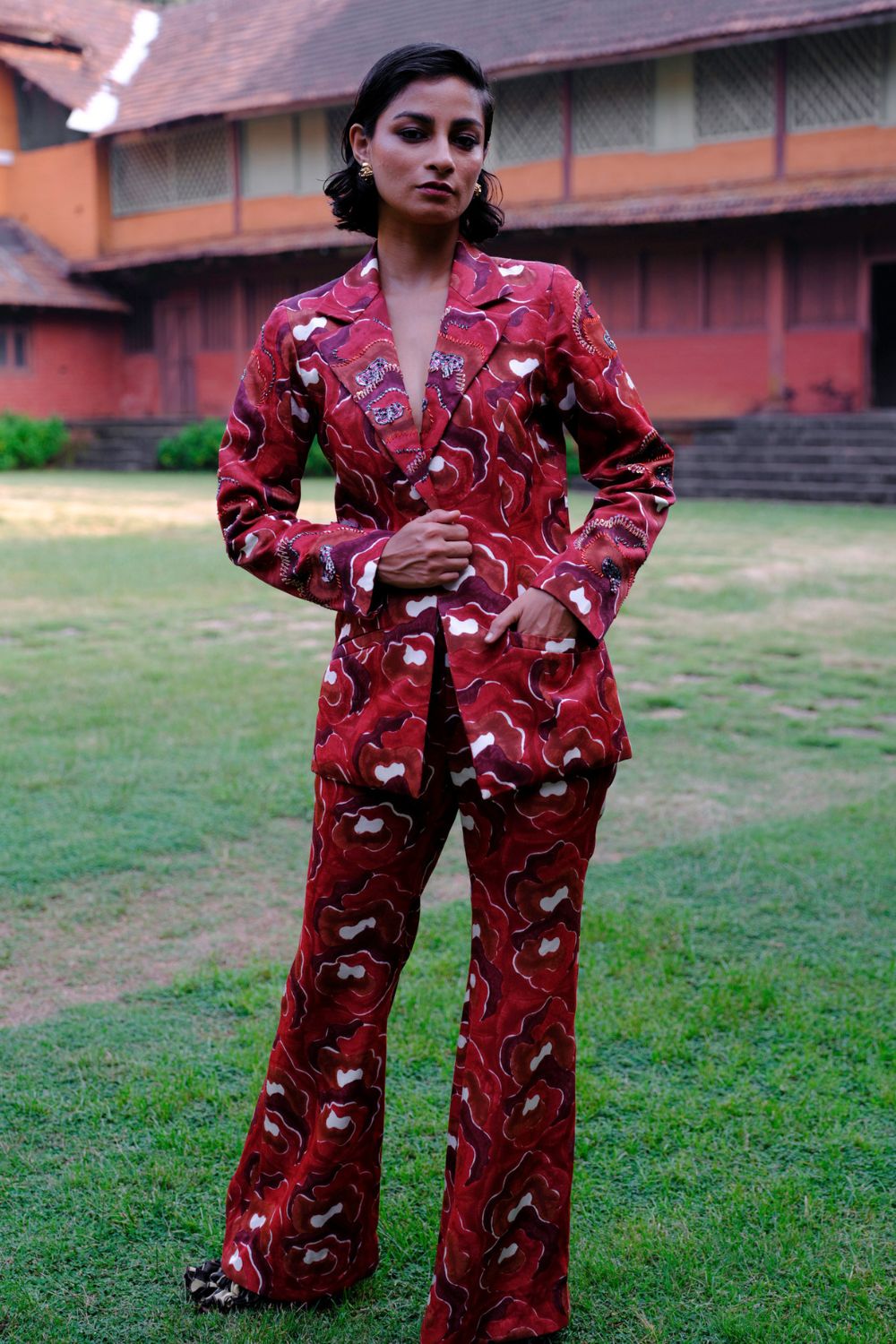 SALIMA SILK TROUSERS