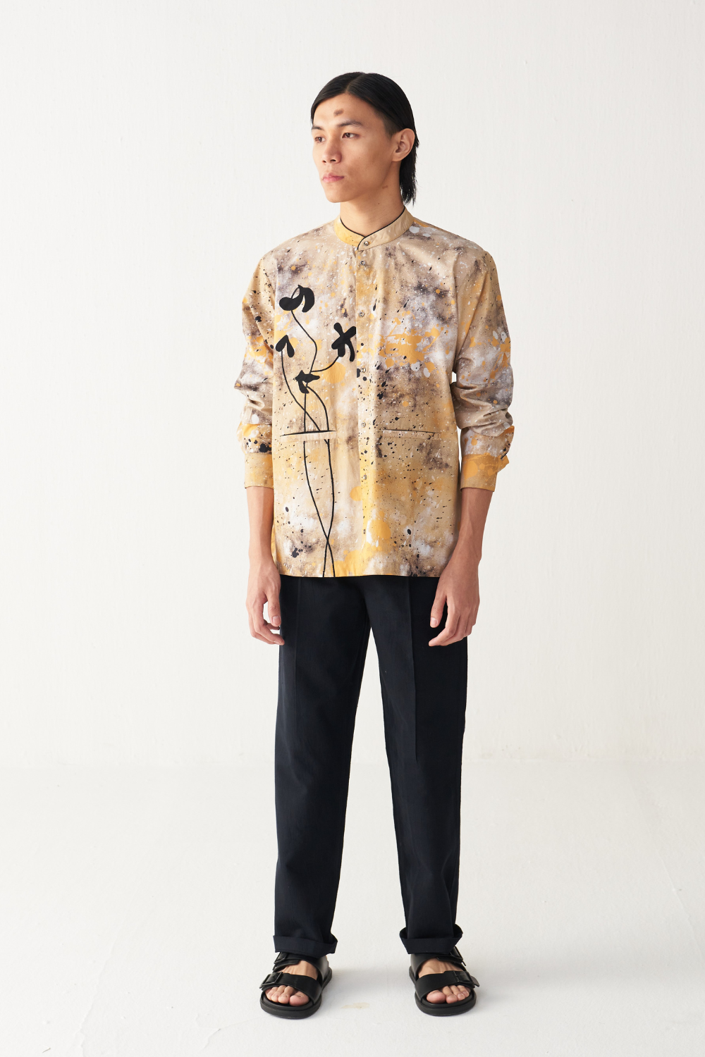 PAINTER POPPY APPLIQUE SHIRT