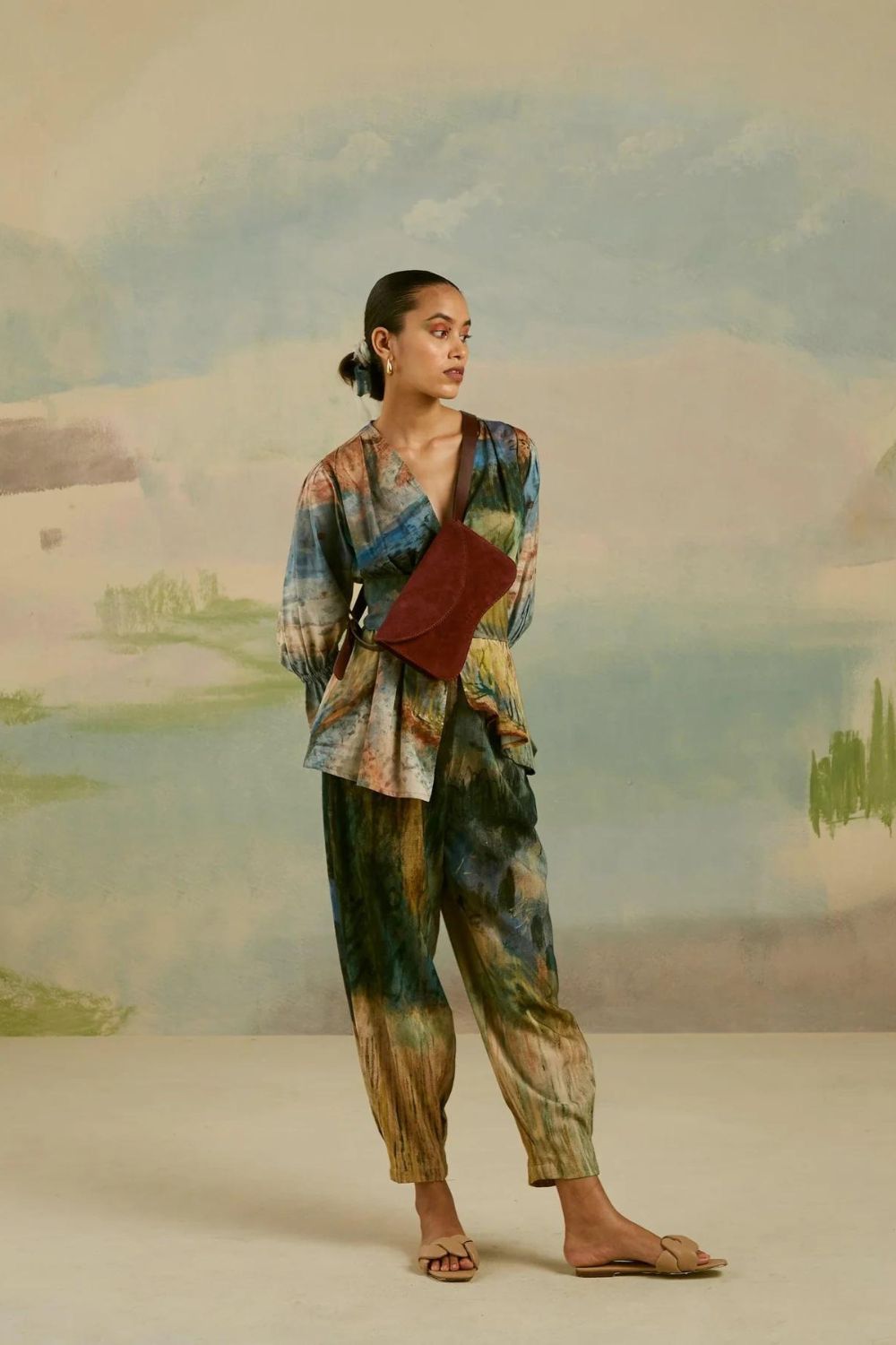Pleat Pant - Valley