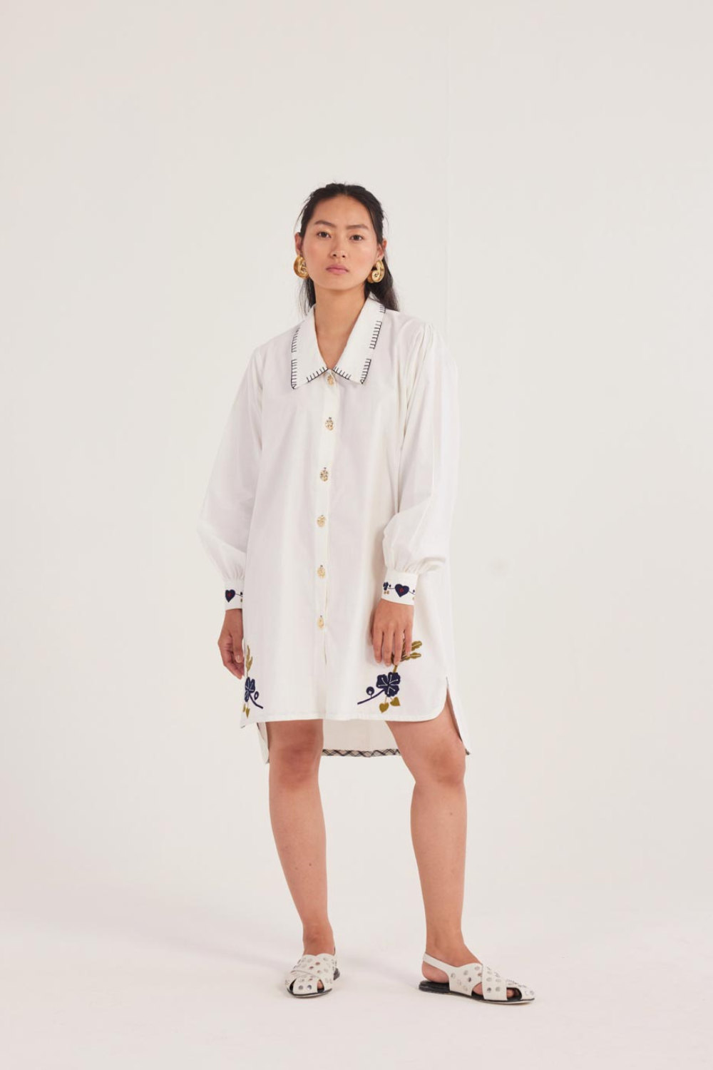 Kiji Shirt Dress and Bib Set