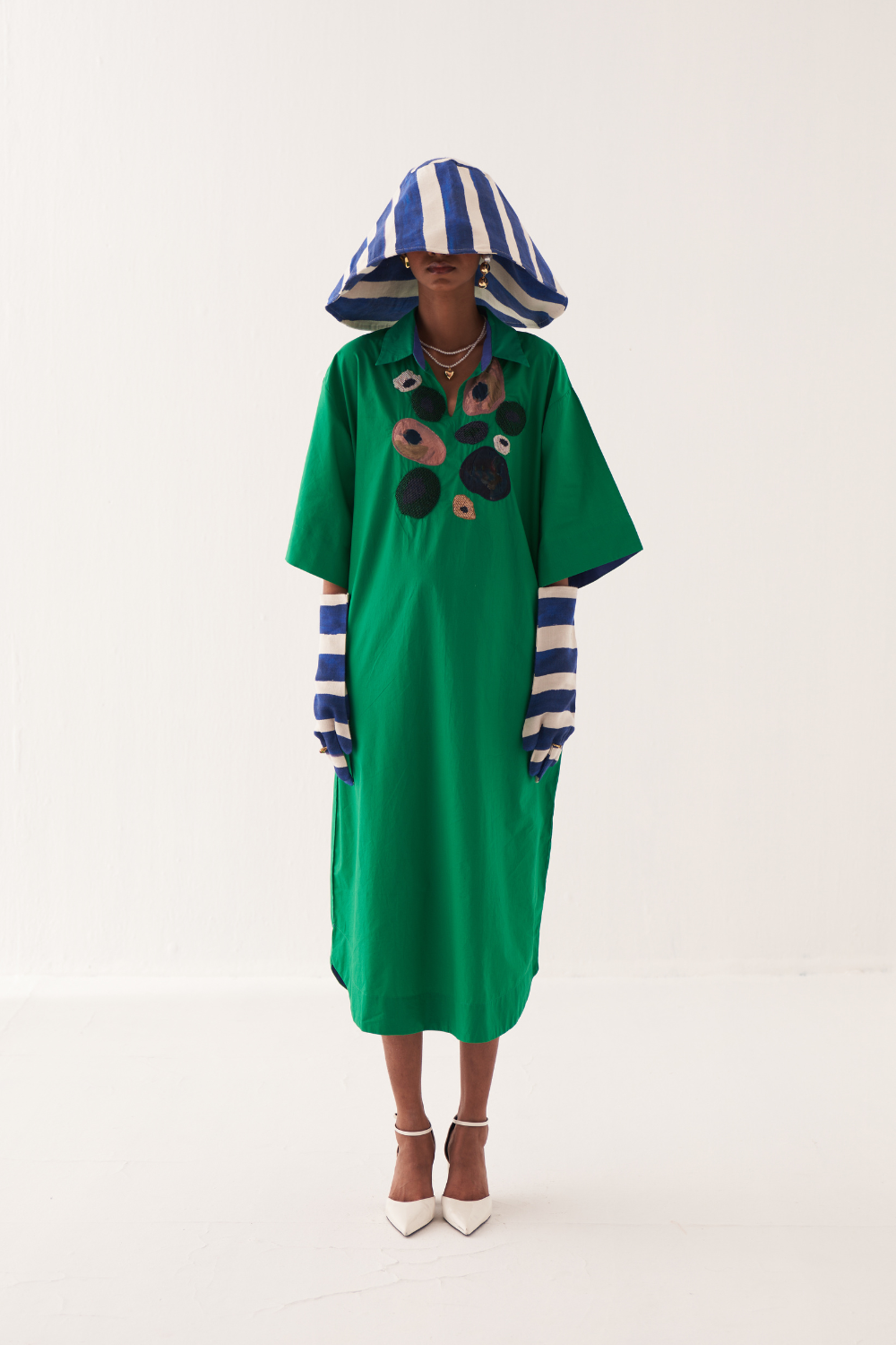 Emerald Embroideried Dress
