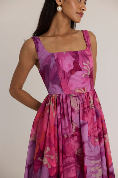 VIOLET CHERRY DRESS