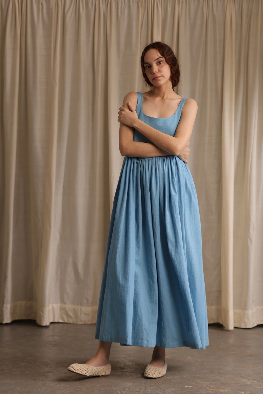 Mia Dress- Cornflower