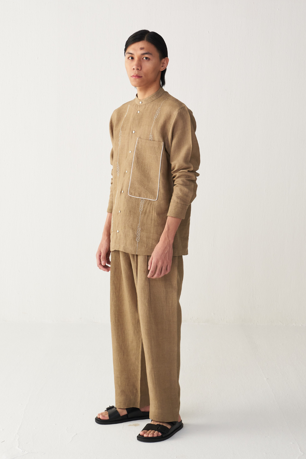 ABSTRACT EMBROIDERY SHIRT