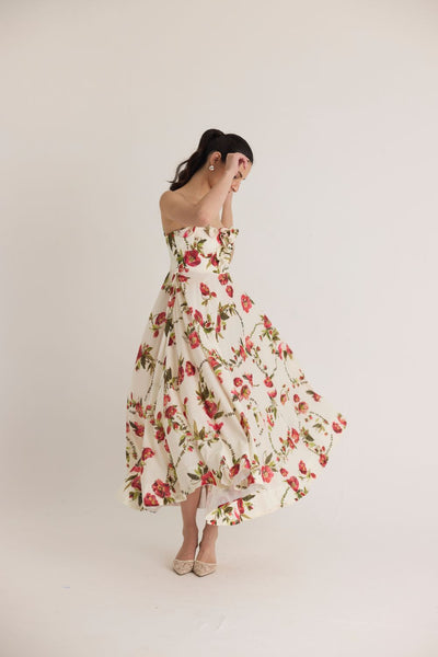 ROSITA COTTON FRILL DRESS