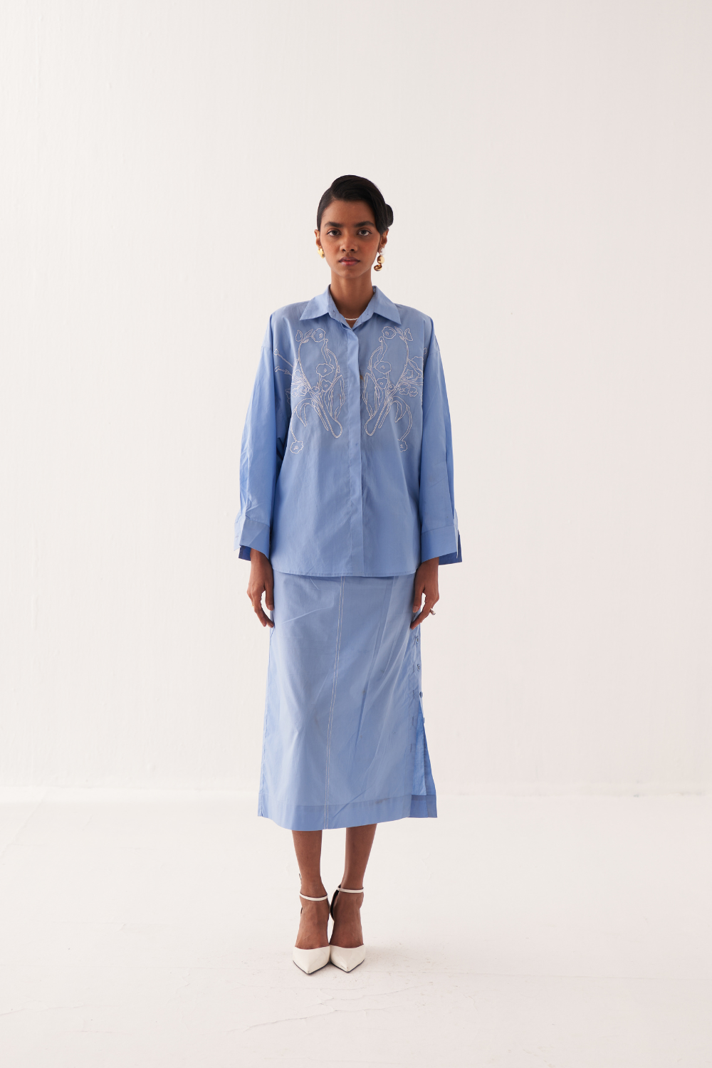 Sky Skirt Set