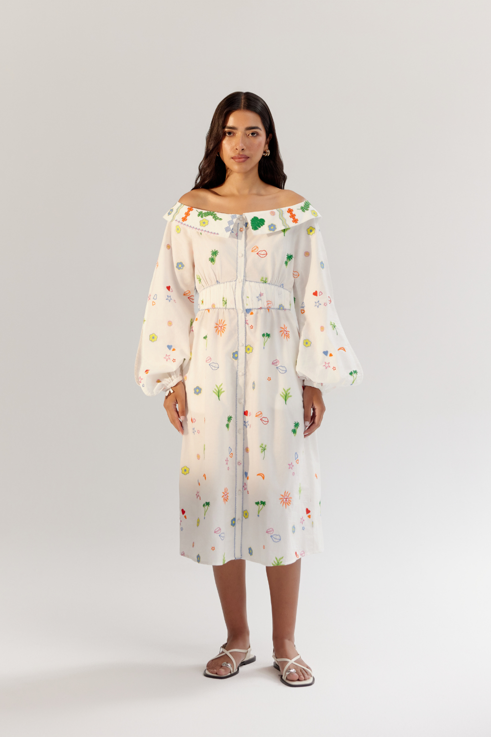 Sage Midi - White