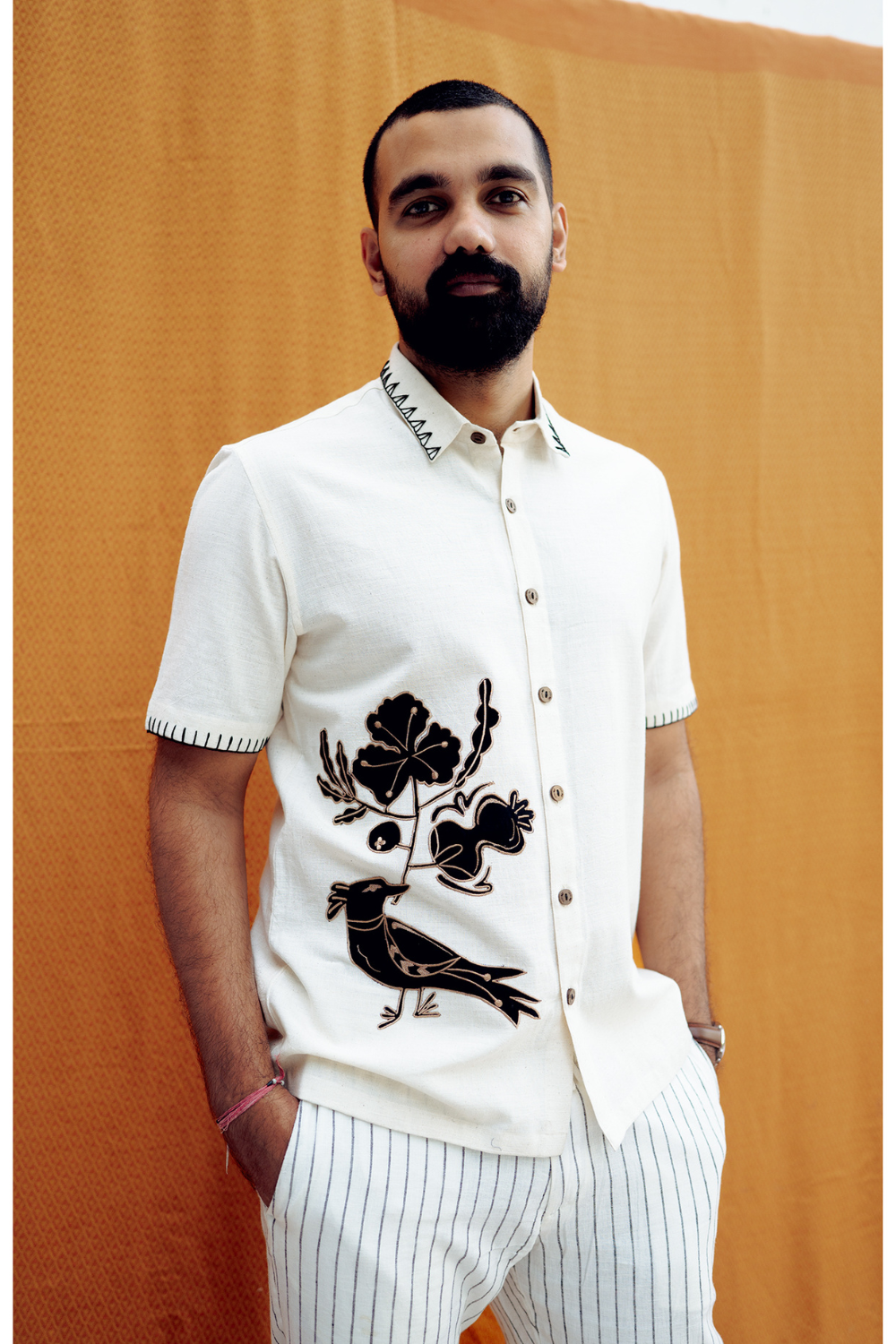 KARBI APPLIQUE SHIRT