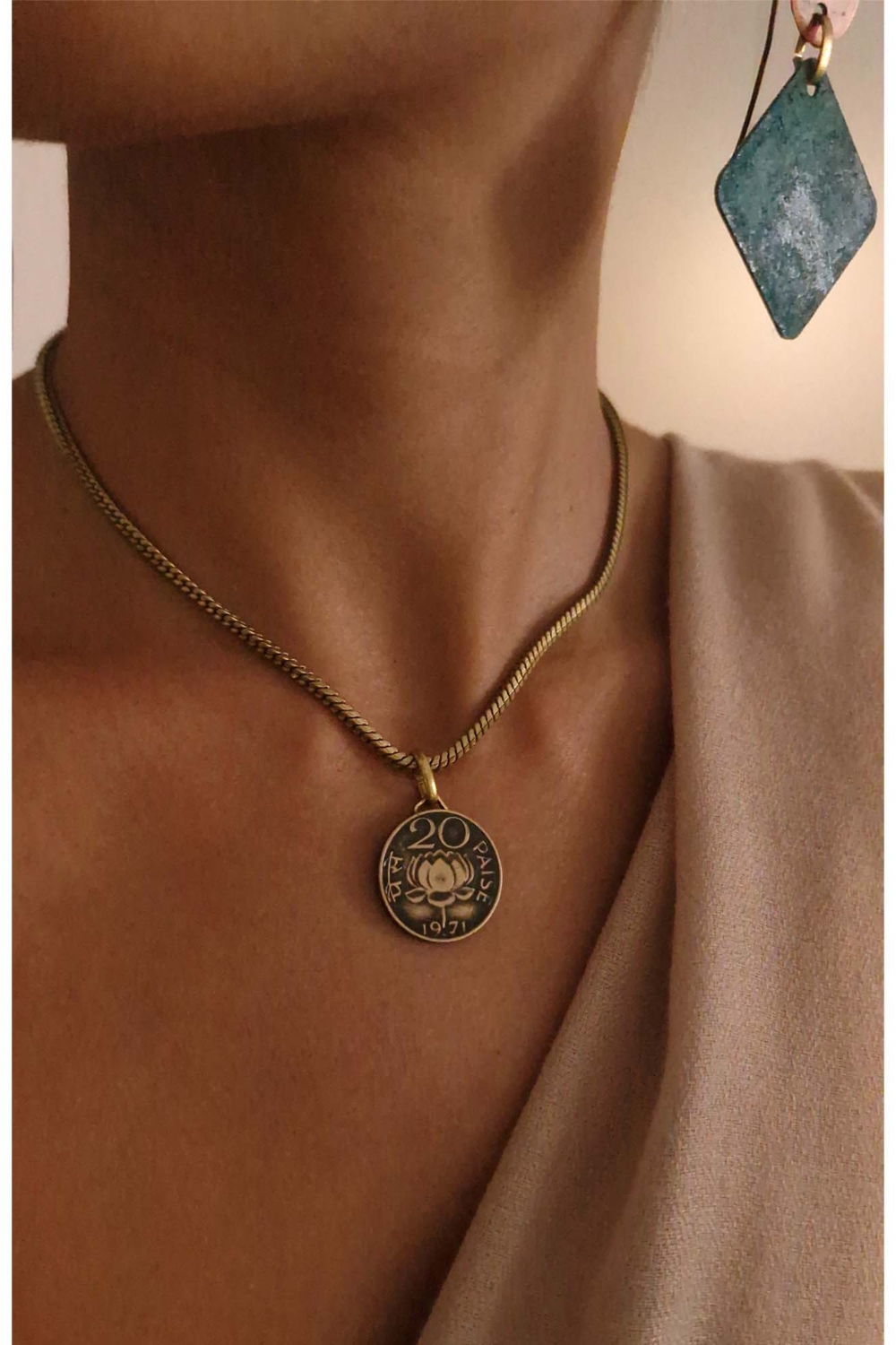 20 PAISE PENDNAT-CHAIN