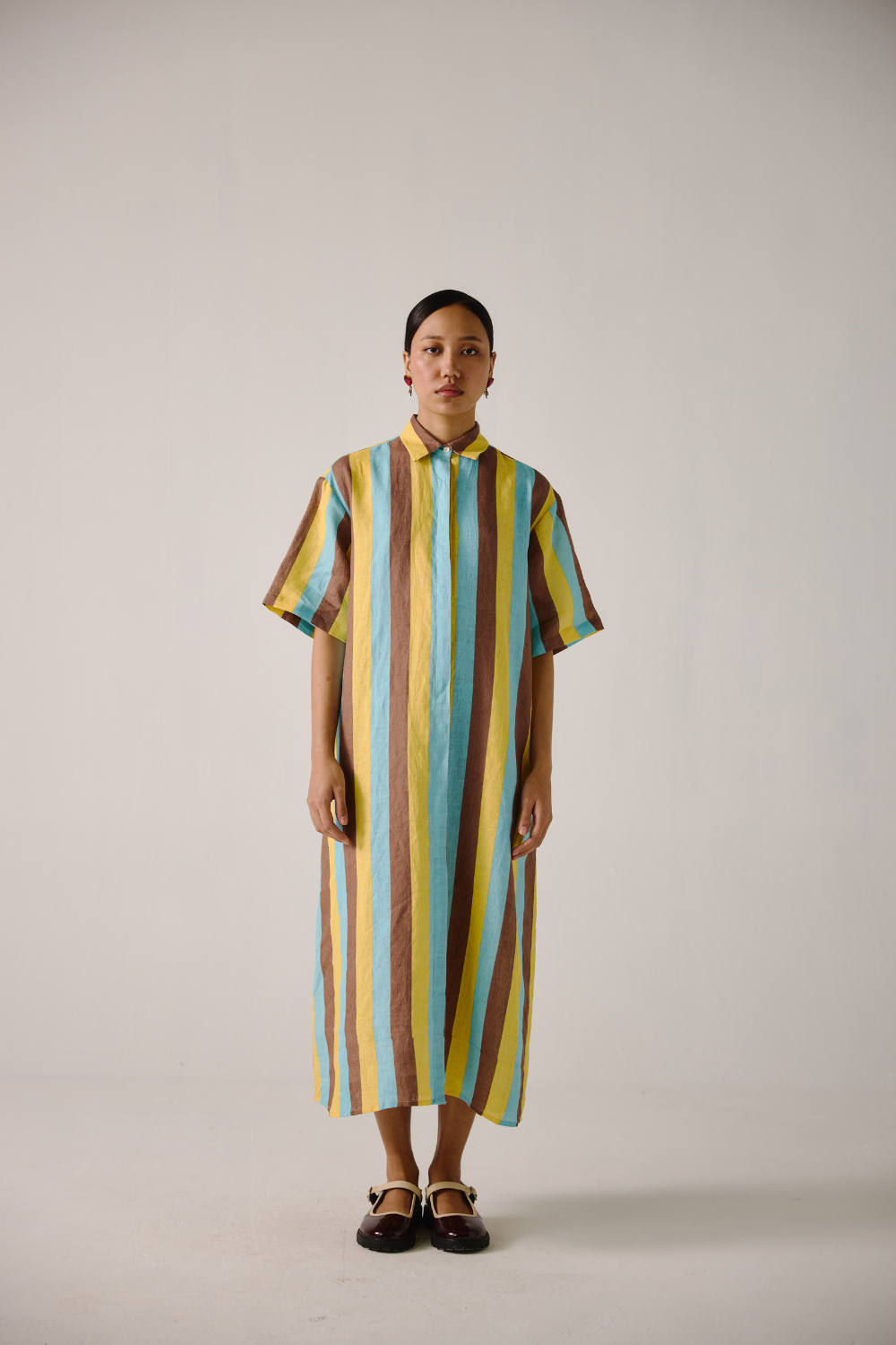Ava Dress - Striper Print
