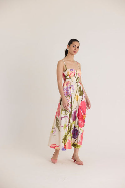 DOLLY WHITE BRALETTE DRESS