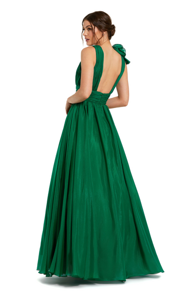 48856-Chiffon Gown-Green