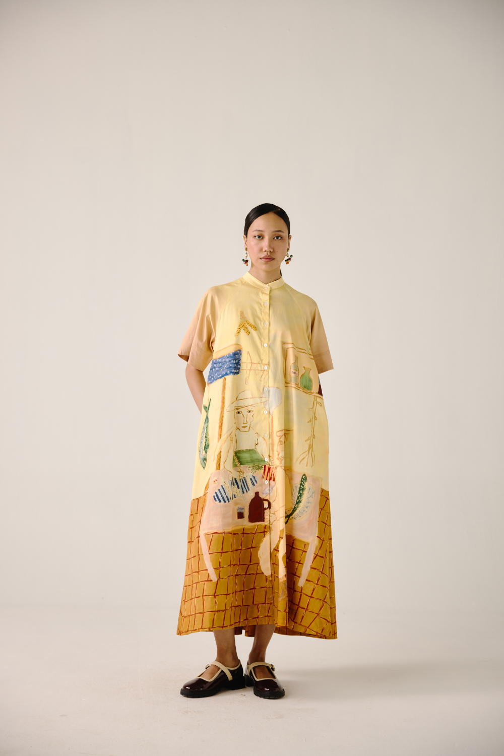 A-Line Long Dress - Fisherman