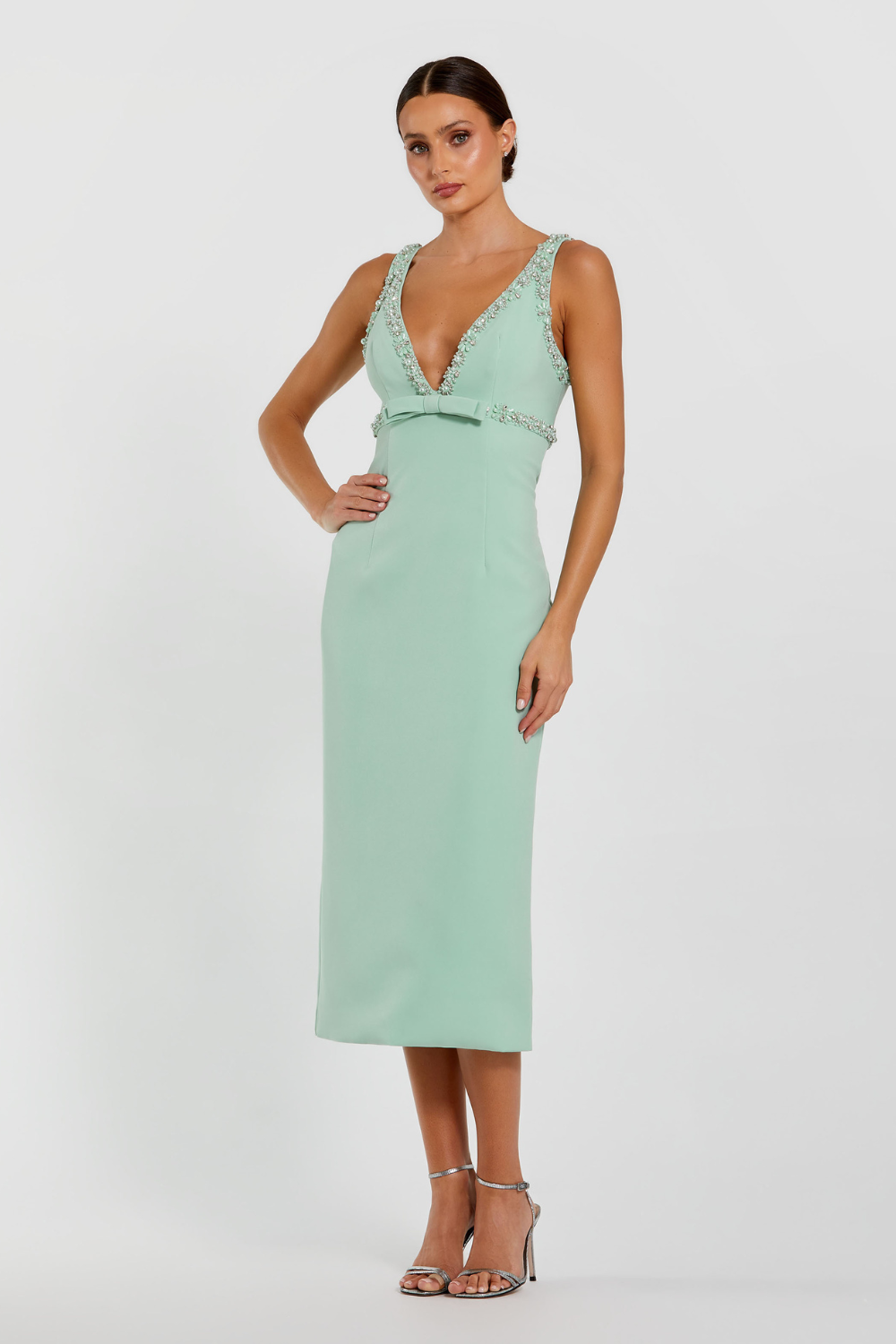 2276- Beaded Trim-Sage