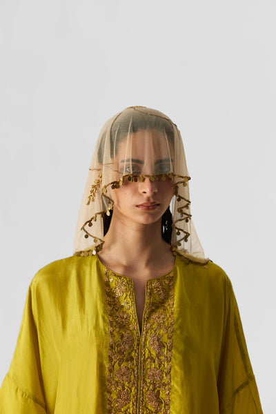 LIME KAFTAN SET