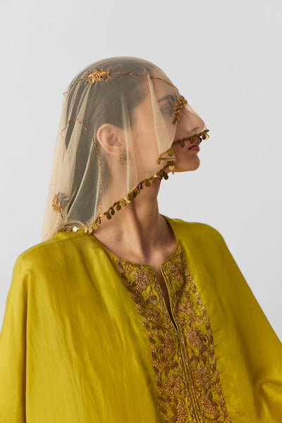 LIME KAFTAN SET
