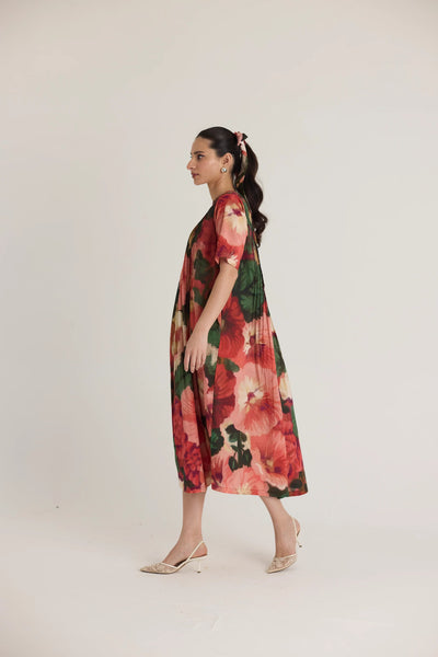 SCARLETT PINTUCKS DRESS